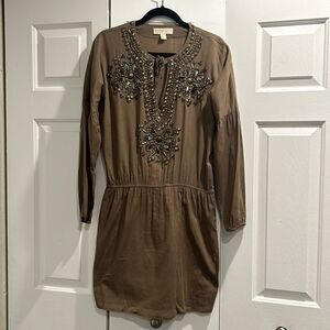 Michael By Michael Kors Khaki Dress, Size Small